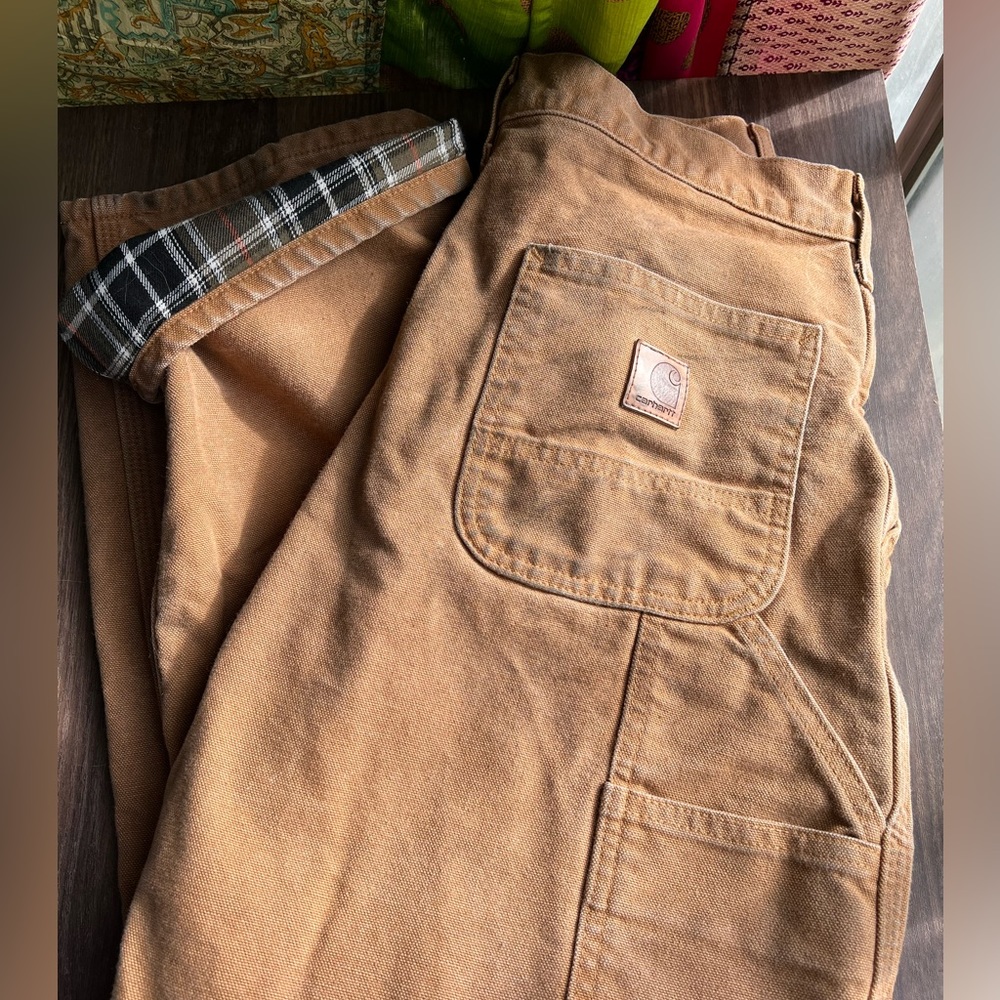 Carhartt Lined Work Pants - SEE DESCRIPTION